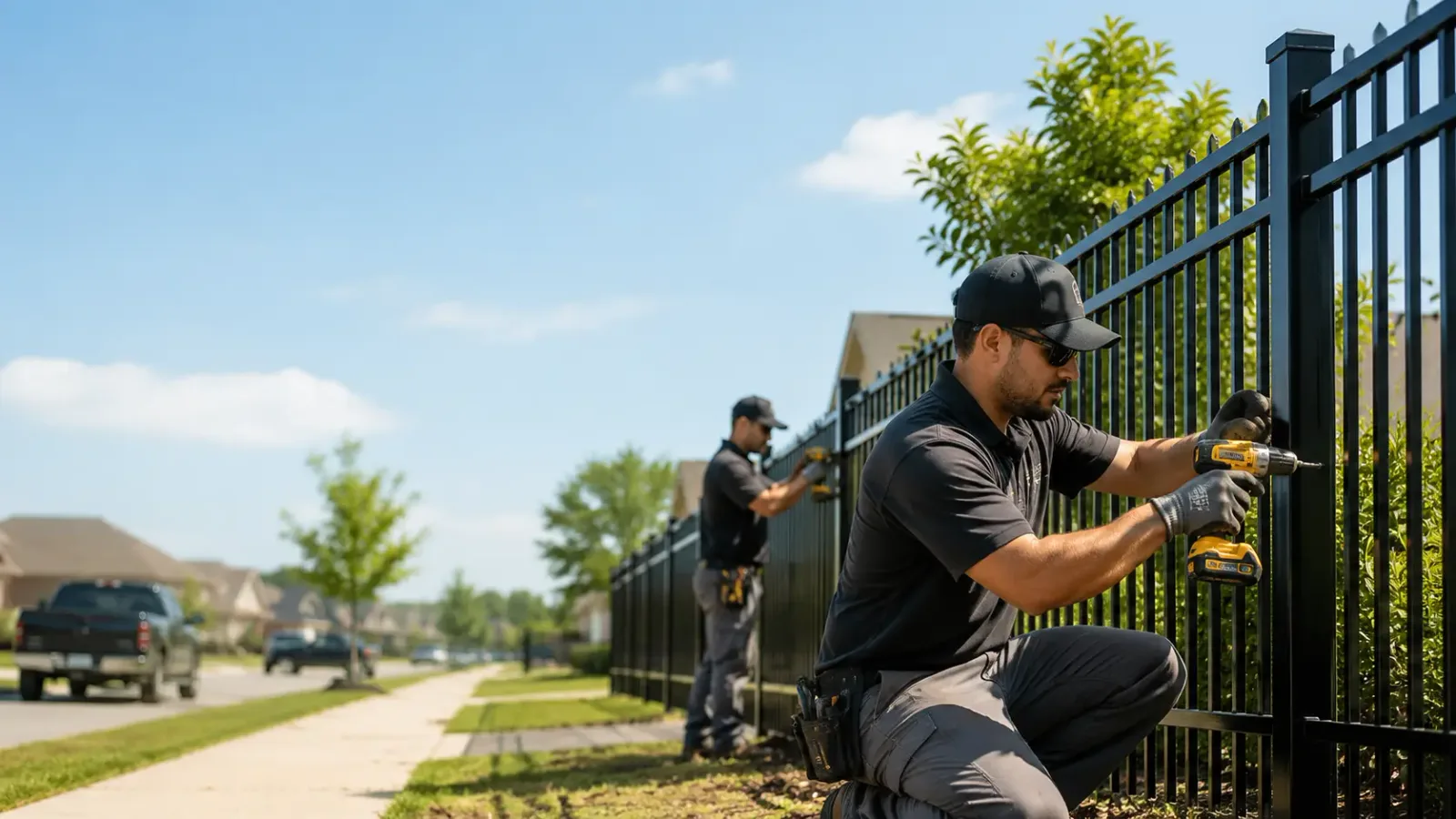 Metal Fence Installation in Harrah, WA